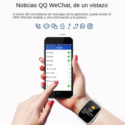 Smartwatch Y68Smart Wristband: Monitoriza Salud y Fitness