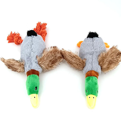 Juguete de Pato de Peluche Divertido y Limpieza Dental 🐶🦆