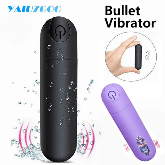 Vibrador Mini Bullet Recargable de 10 Velocidades 🌟