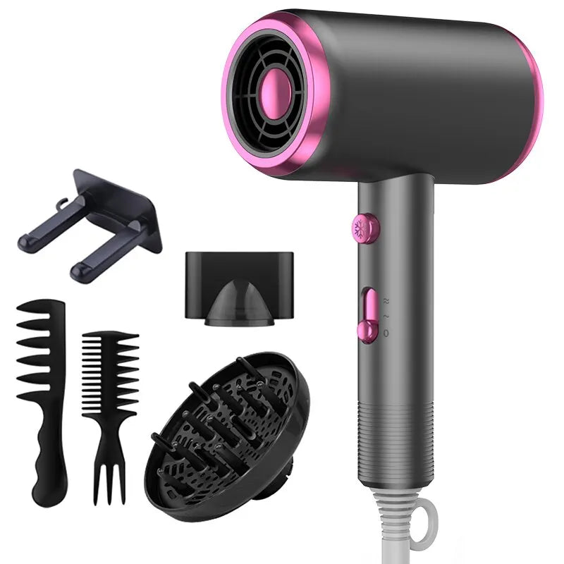 Secador de Pelo con Difusor G2 de 1800W: Pelo Suave y Brillante con Tecnología iónica y Cuidado Constante 🌟