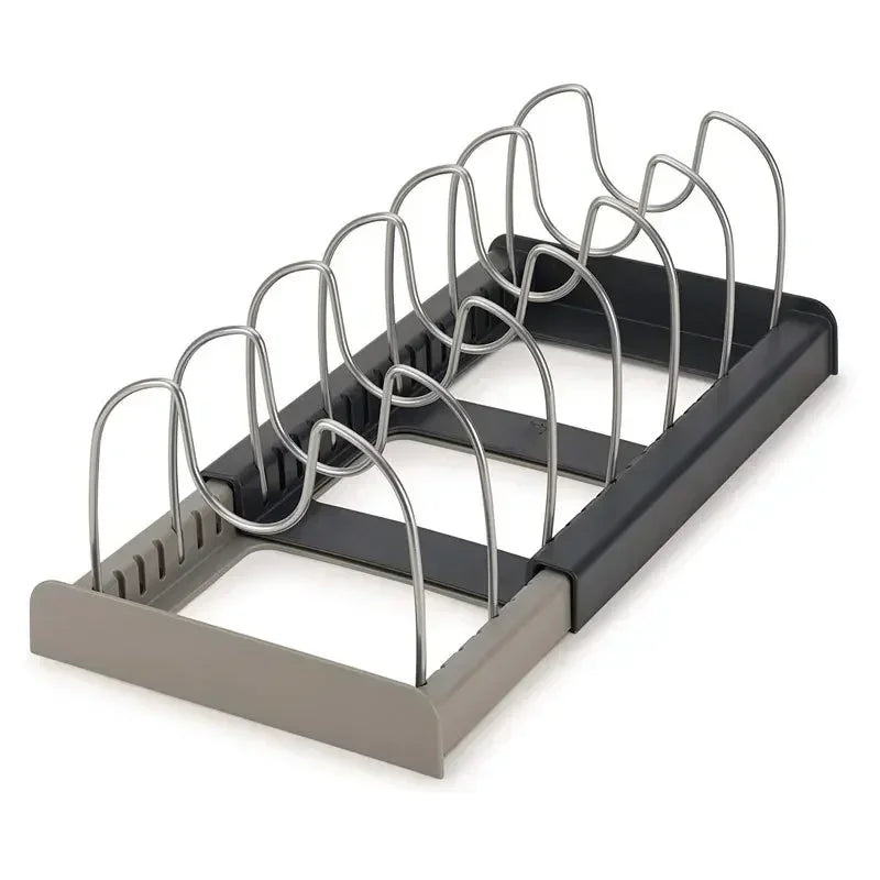 Organizador de Armarios de Cocina: Estante de Acero Inoxidable Expandible - KAURIJIA