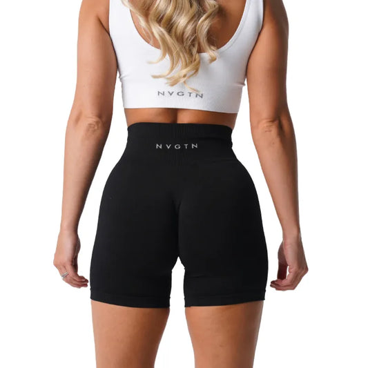 Shorts NVGTN Spandex Solid Seamless Mujer: ¡Comodidad y Estilo en tus Entrenamientos! 🏋️‍♀️