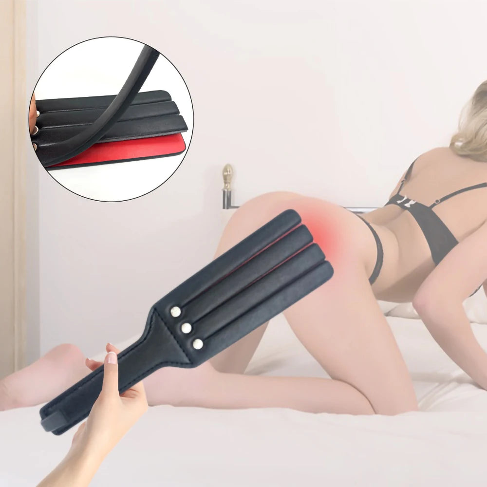 Flogger de Cuero PU SZYFINADULT: Potencia la Pasión y el Romance 🌹