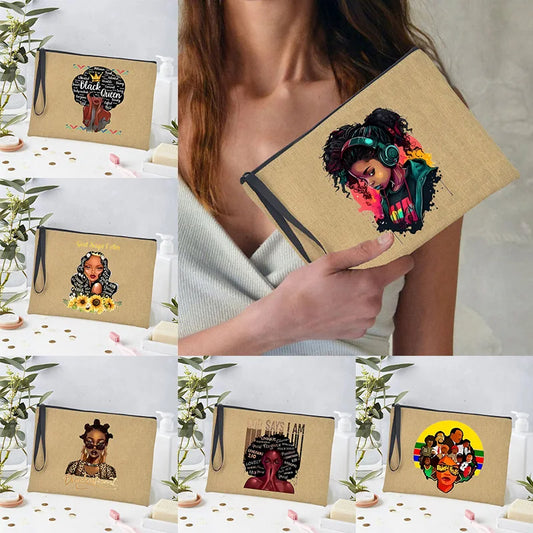 Organizador de Maquillaje Negro Floral 🌺 ¡Estilo Chic y Funcional!