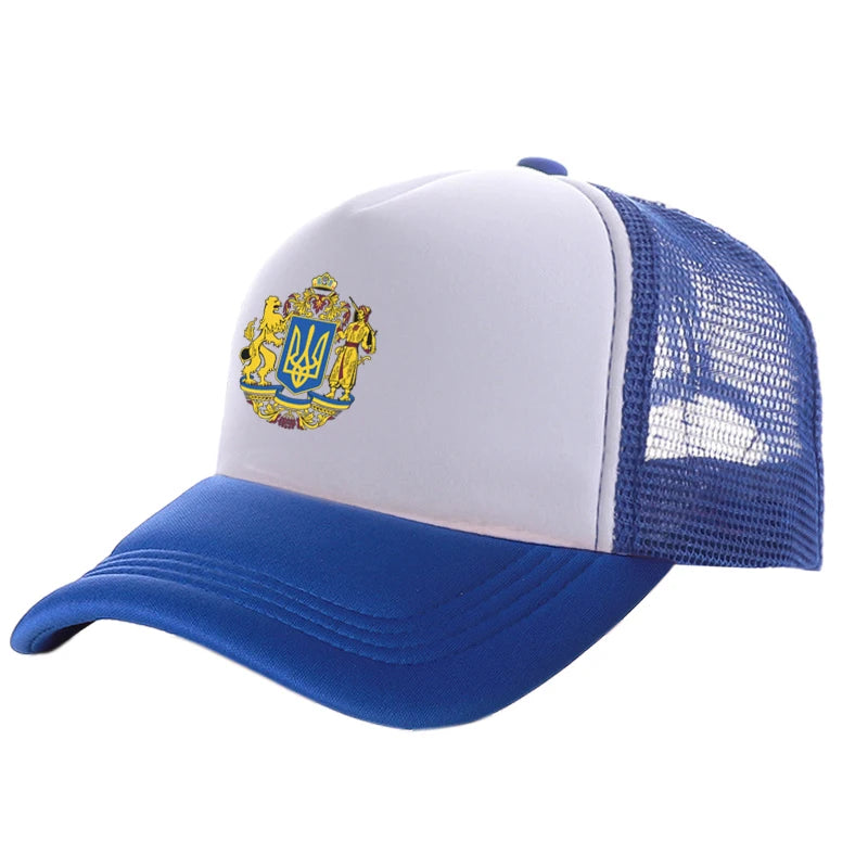 ¡Gorra de Camionero Tryzub de Ucrania: Estilo Ucraniano Exclusivo para Triunfar con Elegancia! 🇺🇦