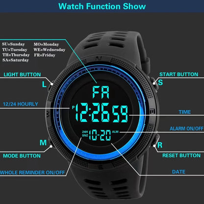 Reloj Digital Multifuncional Retro de DUTRIEUX