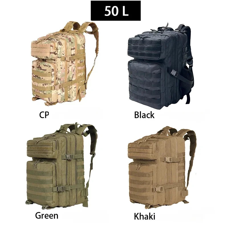 Mochila Táctica Militar Lawaia 30L o 50L: ¡Aventura y Estilo en un Solo Lugar! 🎒