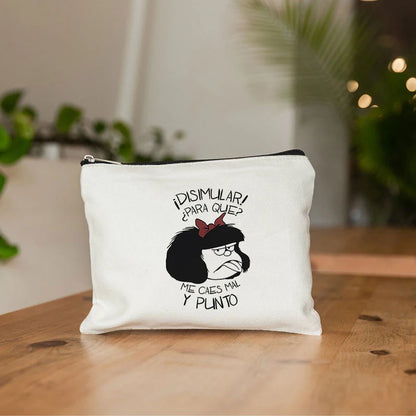 ¡Bolsa de Maquillaje Mafalda Kawaii! 💄 ¡Organización con Estilo para tus Cosméticos! 🌟