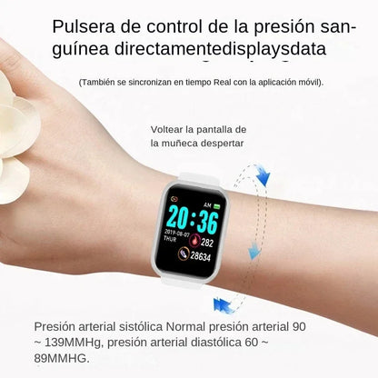 Smartwatch Y68Smart Wristband: Monitoriza Salud y Fitness