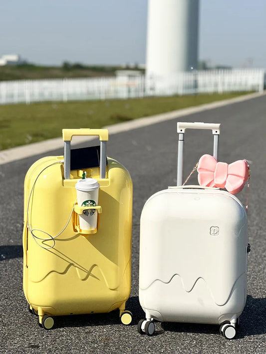 Maleta *CuteCapa* Kawaii con Carga USB - ¡Viaja con Estilo y Funcionalidad! ✈️🌸