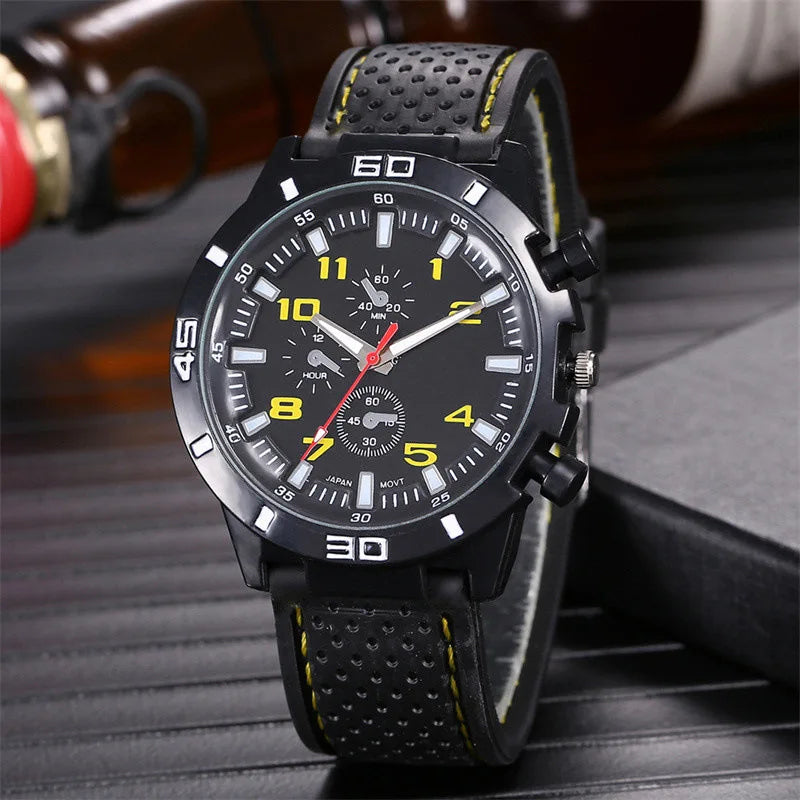 Reloj de Pulsera Deportivo de Lujo para Hombres: Fashion Date Quartz - zkceenier