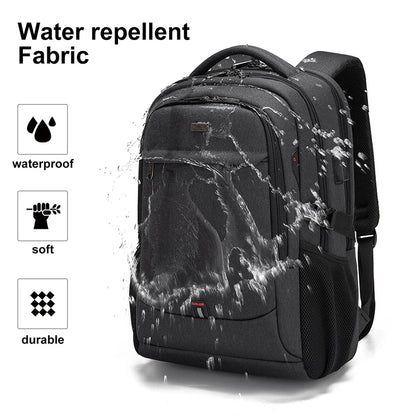 Mochila de Negocios Impermeable para Laptop 15.6" con Gran Capacidad