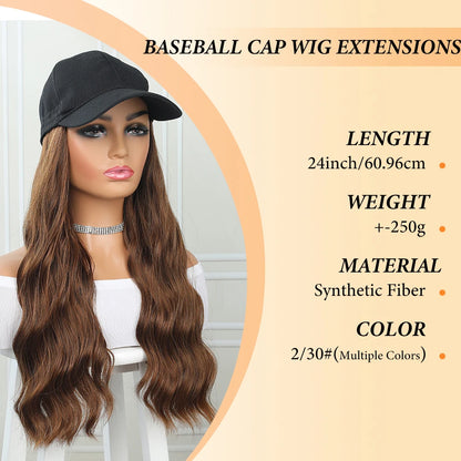 ¡Gorra de Béisbol con Extensiones para un Look Instantáneo! 🧢💁‍♀️