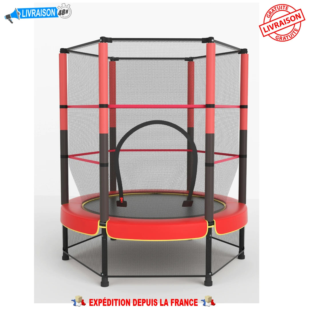 Trampolín Estelar con Red Protectora para Niños, Envío Gratuito, Diversión sin Límites 🌟