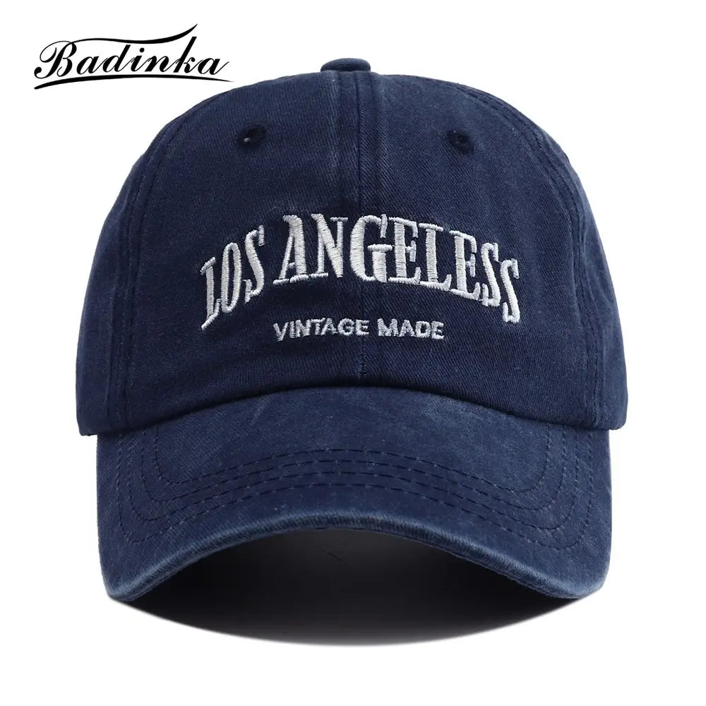 Gorro de Béisbol Bordado Los Angeles Vintage Y2K 🧢