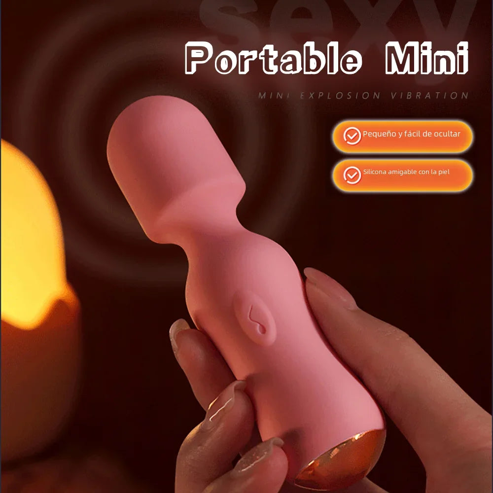 Varita Mágica Avanzada para Estimulación Dual - Mini Vibrador Potente SZLHO