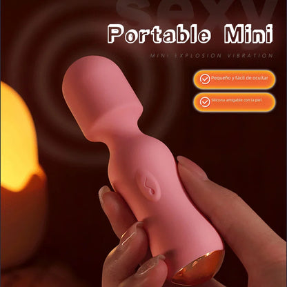 Varita Mágica Avanzada para Estimulación Dual - Mini Vibrador Potente SZLHO