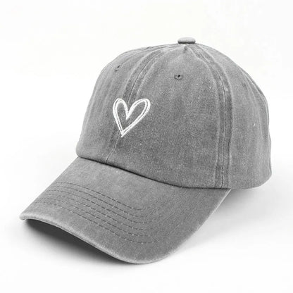 ¡Gorro de Béisbol Corazón Melocotón! 🍑 ¡Perfecto para Parejas Estilosas! 🌟 ¡Imprescindible en Tu Armario! ✨