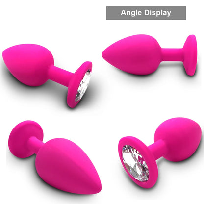 Plug Anal Vibrador de Silicona Suave en Tallas S/M/L - ¡Experimenta un Placer Sin Límites!