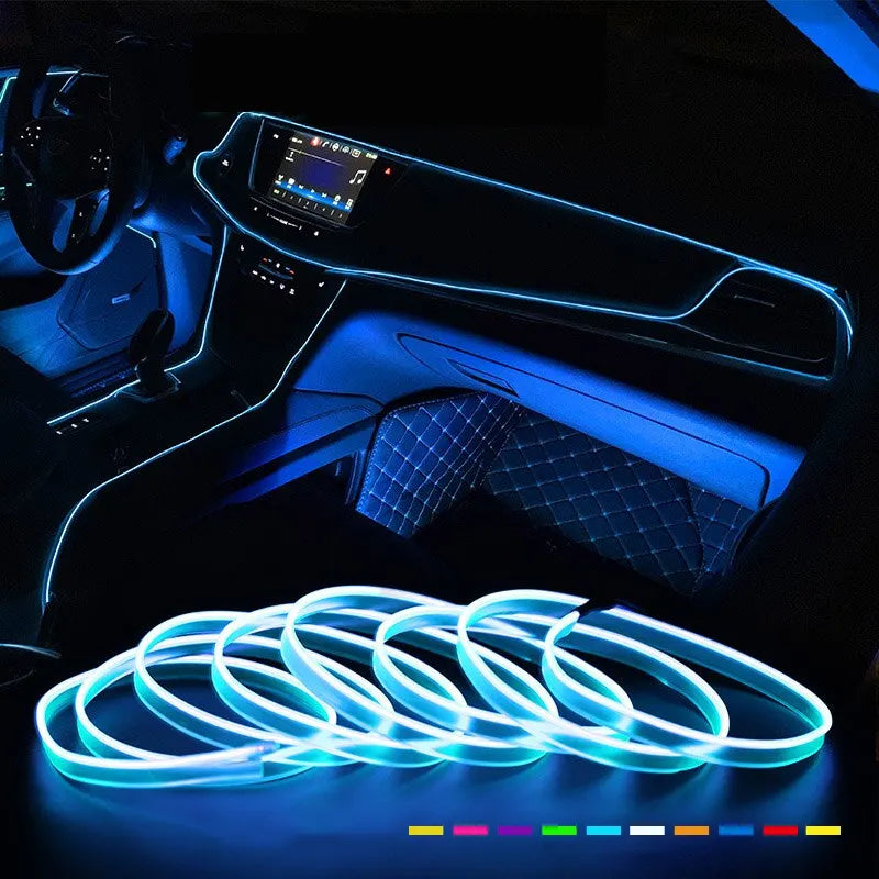 Tiras de Luces LED para Coche con USB Drive - Personalización de Color y Ambiente