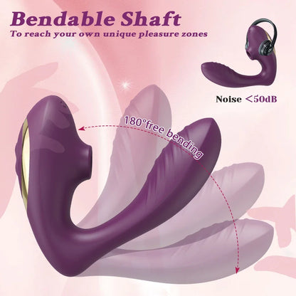 Vibrador de Clítoris y Pezones con Succión y Vibración DearVibe 🌟