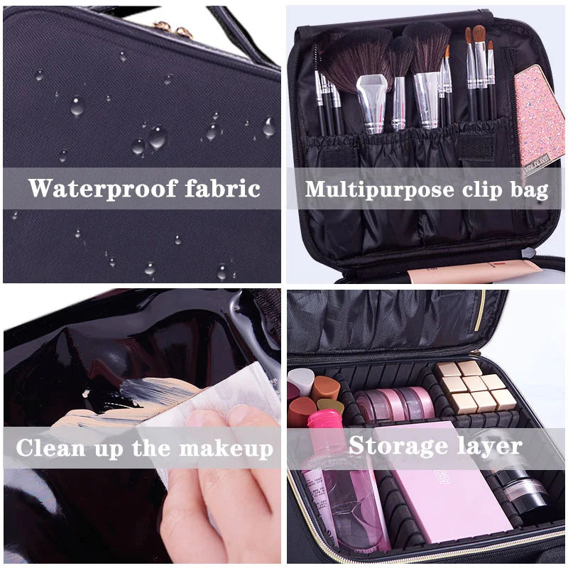 ¡Maleta de Maquillaje de Lujo para Viajes con Estilo! 🌟