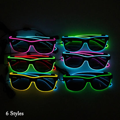 Gafas de Sol Brillantes LED Neon para Fiestas 🌟