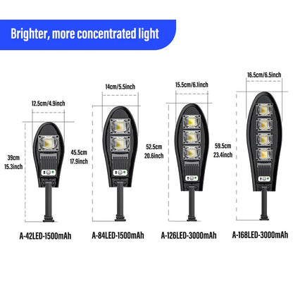 Luz Solar LED con Sensor de Movimiento y Control Remoto - Resistente al Agua y Duradera