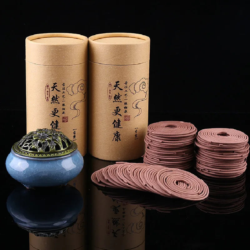 1Box 120 Single Pcs Incense Coil Sandalwood Bothroom Anti-Odour Incense