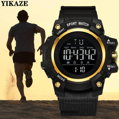 Reloj Deportivo Digital de Lujo YIKAZE Military Men's Watches