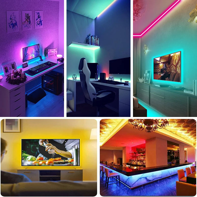 Luces LED RGB para TV con Control de 3 Teclas 🌈