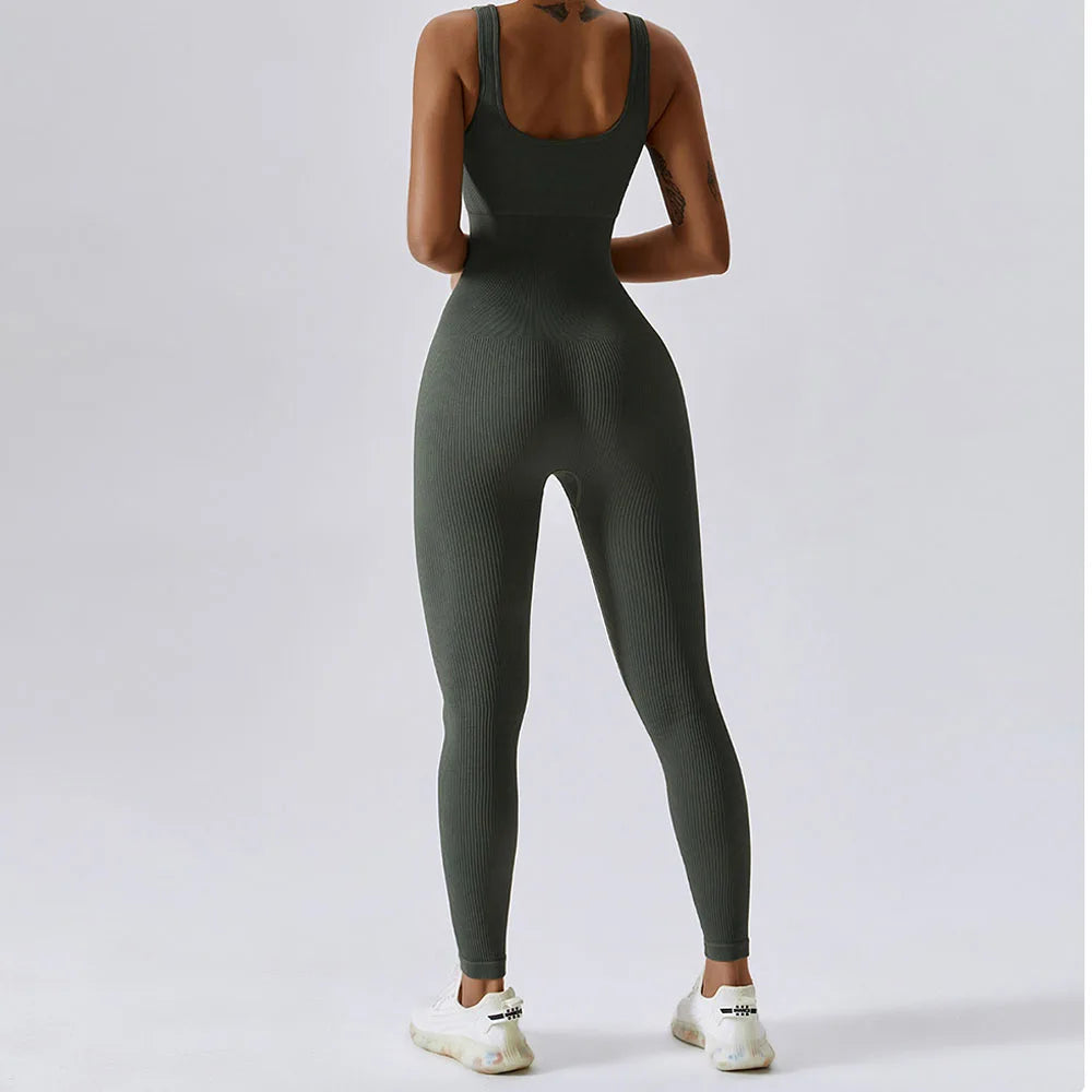 Mameluco de Yoga Seamless de una Pieza para Mujer