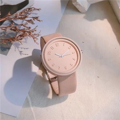 Reloj de Cuarzo Makaron Simple para Mujer - Elegancia Vintage y Resistente al Agua 🌟