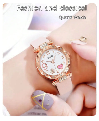 Reloj de Mujer MOONBIFFY: Elegancia Multicolor y Sofisticación ¡Destaca tu Estilo!