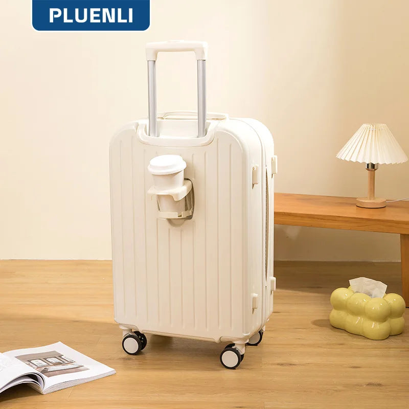 Maleta con Ruedas PLUENLI: Estilo, Comodidad y Seguridad ¡Viaja sin preocupaciones!