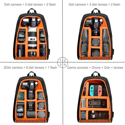 Mochila Portátil para Exteriores: Resistente, Impermeable y Organizada 🌲