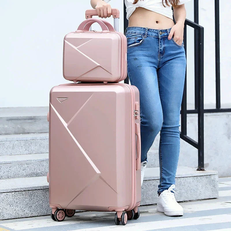 Set de Maletas Rolling Luggage Elegance para Viajeras Estilosas 🧳 ¡Viaja con Estilo y Seguridad! ✈️