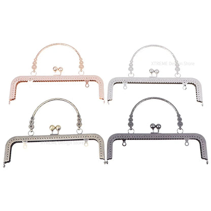 1PC Metal Kiss Clasp Lock Frame Metal Frame Kiss Clasp Lock For Handbag Purse Coin Bag DIY Tool DIY Metal Frame Purse Handle