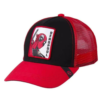 Gorra Deadpool Snapback de Algodón de Primera Calidad