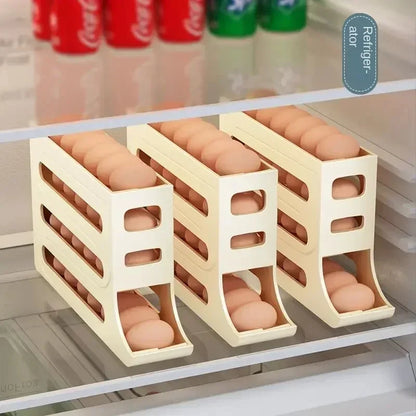 Organizador de Huevos Automático para Refrigerador