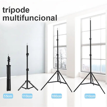 Trípode Multifunción para Móviles SanjiCook: Lujo en Cada Transmisión 📸