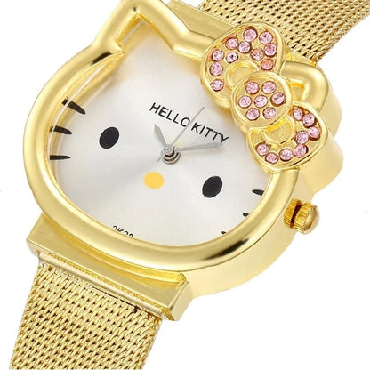 Reloj Ultra Fino HELLO KITTY de Pokemon - Resistente al agua y Movimiento de Cuarzo