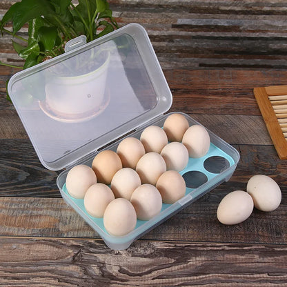 Organizador de Huevos Cuadrado Transparente - Almacenaje Elegante para Refrigerador 🥚