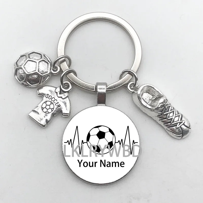 Llavero Personalizado de Fútbol DIY ¡Marca la Diferencia! 🏈