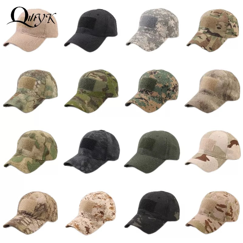 Gorra Camuflaje Tactical Military para Hombre Adulto - Protección Solar y Envío Rápido