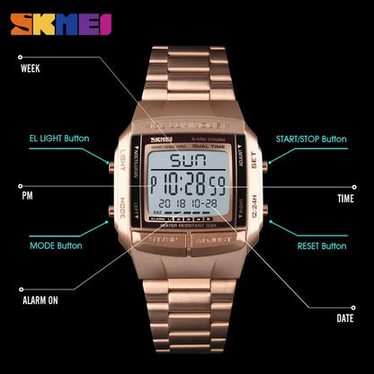 Reloj Deportivo Digital SKMEI 1381: Resistente, Funcional y Elegante