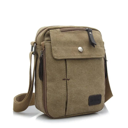 2024 High Quality Men Canvas Bag Casual Travel Men's Crossbody Bag Luxury Men Messenger Bags Outdoor multi-function travel bag