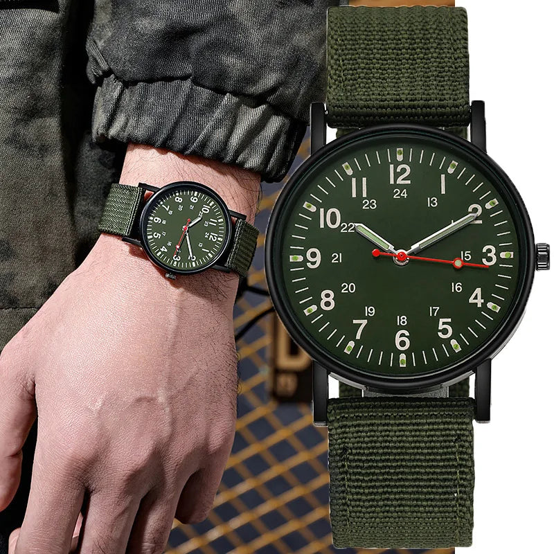 Reloj YIKAZE Retro Hombre: Estilo Militar y Funcionalidad Outdoor