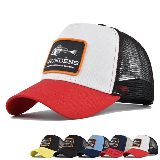 ¡Gorra de Béisbol con Bordado de Hueso de Pescado! 🧢 ¡Destaca con Estilo y Protección!