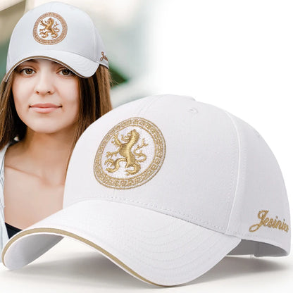 Gorra de Béisbol Estructurada de Alto Perfil con Visera Curva - Estilo Deportivo y Elegante